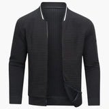 Women’s Plain Woven Bomber Jacket with Long Sleeves