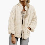 Women’s Quilted Zip-Up Jacket with Side Pockets