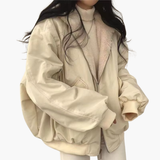 Women’s Reversible Hoodie with Zip Fastening and Dual-Sided Design