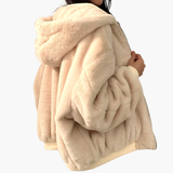 Women’s Reversible Hoodie with Zip Fastening and Dual-Sided Design