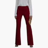 Women’s Sequin Trousers with Slim Legs