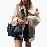 Women’s Sleeveless Vest with Faux Shearling Lining