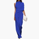 Women’s Sleeveless Wide Leg Jumpsuit One-Piece