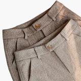 Women’s Slim Leg Trousers with Structured Waist