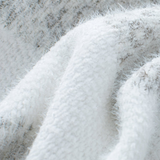 Women's Striped Turtleneck Sweater with Long Sleeves and Ribbed Edges