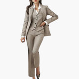 Women's Suit Set with Blazer and Trousers
