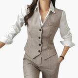 Women's Suit Set with Blazer and Trousers