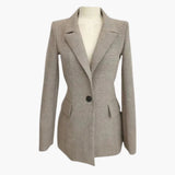 Women's Suit Set with Blazer and Trousers