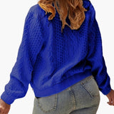 Women's Textured Bomber Jacket - Cotton Blend with Stand-Up Collar