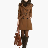 Women’s Trench Coat with Side Pockets