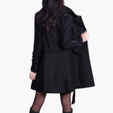 Women’s Trench Coat with Side Pockets