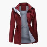 Women’s Trench Coat with Zip Closure