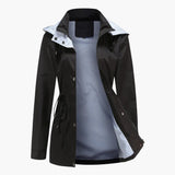 Women’s Trench Coat with Zip Closure
