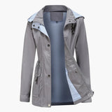 Women’s Trench Coat with Zip Closure