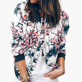 Women’s Urban Bomber Jacket with Zip and Side Pockets