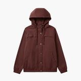 Women’s Hooded Jacket with Snap Buttons