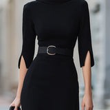 Kennedy Black Midi Dress 2