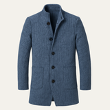 The Briarcliff Men's Long Plaid Check Winter Jacket