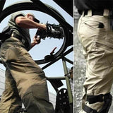 Men's Cargo Pants with Zipper and Multiple Pockets