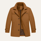 The Danforth Men’s Waterproof Casual Long Jacket with Adjustable Cuffs