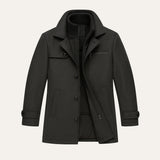 The Danforth Men’s Waterproof Casual Long Jacket with Adjustable Cuffs