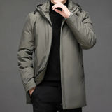 The Montclair Men’s Modern Fit Warm Hooded Jacket
