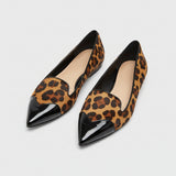 Refined animal print ballet flats