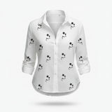 Elegant Floral Pattern Blouse for Women - Stylish & Versatile