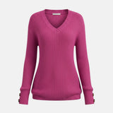 V-Neck Winter Sweater for Women – Comfortable & Elegant Sweater