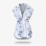 Summer Top for Women with - Butterfly Print Light