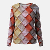 Patterned Knit Sweater for Women