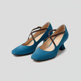 Elegant strap mid-heels