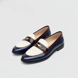 Elegant two-tone loafer