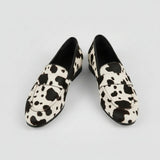 Elegant animal print loafers