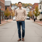 The Chelsea Men’s Long Sleeve Polo – Classic Knit Shirt