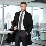 The Canterbury Men's Sophisticated Longline Wool Winter Jacket