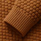 The Lignano Men’s Textured Quarter Zip Knit Sweater
