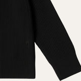 The Edinburgh Men’s Quarter Zip Ribbed Knit Casual Sweater
