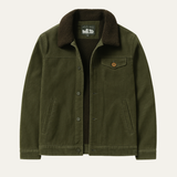 The Monferrato Men’s Vintage Fur Collar Corduroy Winter Jacket