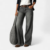 Women's Cotton Denim Jeans Wide Leg