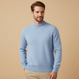 The Taranto Men’s Plain Mock Neck Knit Sweater