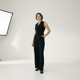 Sleeveless Jumpsuit for Women - Elegant & Versatile
