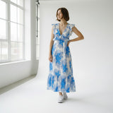 Fashionable Lace Maxi Dress - Elegant Evening Dress for Women