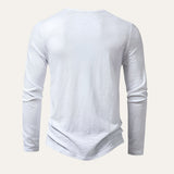 The Cromwell Long sleeve Cotton Polo for Men